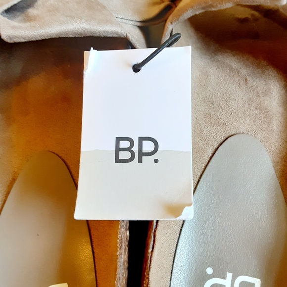 BP Tapis Slide Sandal Taupe Faux Suede 5M - Picture 7 of 10